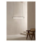 JS-GL-66075-BK - Black Metal & Acrylic Led Hanging Light