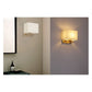 JS-GL-6615-W - Antique Brass Metal & Fabric Shade Modern Wall Light