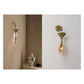 JS-GL-6647S-W AMB - Antique Brass Metal & Glass & Acrylic Modern Wall Light