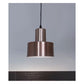 JS-GL-6776-1 AC - ANTIQUE COPPER & WHITE Metal Hanging Light