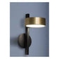 JS-GL-6776-1 BK - ANTIQUE BRASS & BLACK & WHITE METAL Led Wall Light