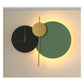 JS-GL-6780-W - Black & Green & Gold Metal & Acrylic Modern Wall Light