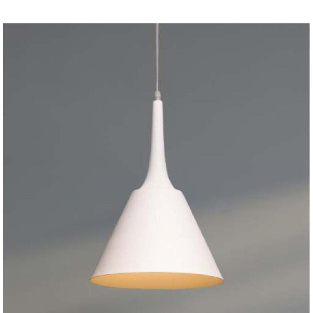 JS-GL-6970-1WH - WHITE Metal Hanging Light