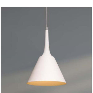 JS-GL-6970-1WH - WHITE Metal Hanging Light