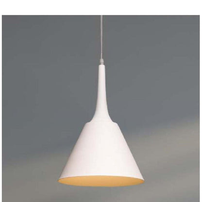 JS-GL-6970-1WH - WHITE Metal Hanging Light