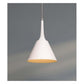 JS-GL-6970-1WH - WHITE Metal Hanging Light