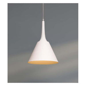 JS-GL-6970-1WH - WHITE Metal Hanging Light