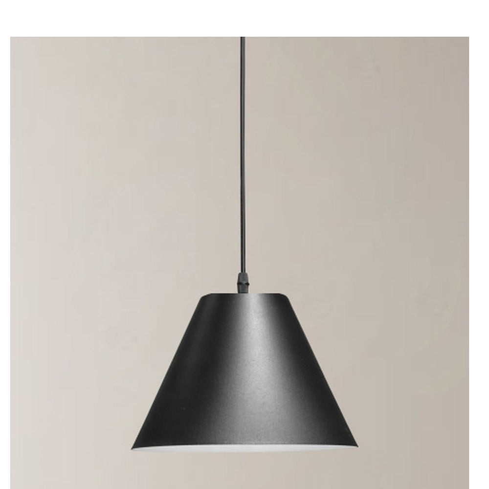 JS-GL-6980-1BK - BLACK & WHITE Metal Hanging Light
