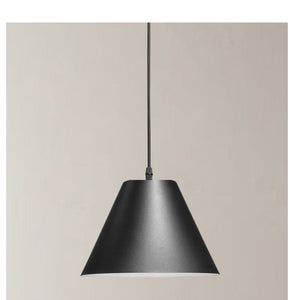 JS-GL-6980-1BK - BLACK & WHITE Metal Hanging Light