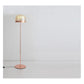 JS-GL-7000-F - COPPER METAL & GLASS Modern Floor Lamp