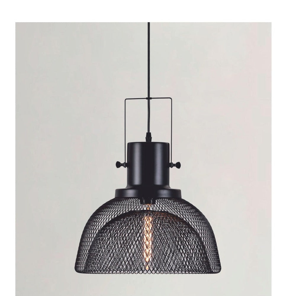 JS-GL-7012-350 - Black Metal Hanging Light