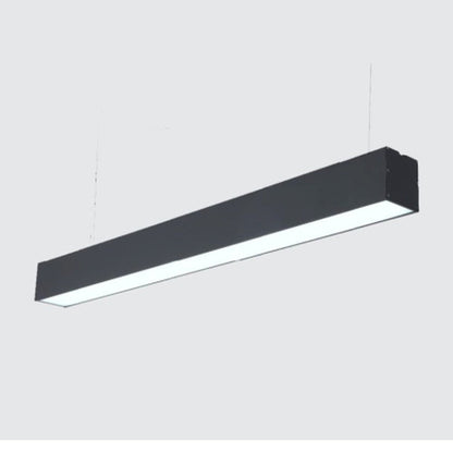 JS-GL-7020-1BK - BLACK METAL & ACRYLIC Office Hanging Light