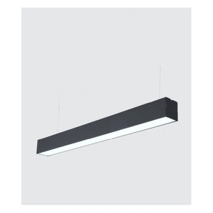 JS-GL-7020-1BK - BLACK METAL & ACRYLIC Office Hanging Light