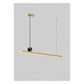 JS-GL-7020-1WH - WHITE METAL & ACRYLIC Office Hanging Light
