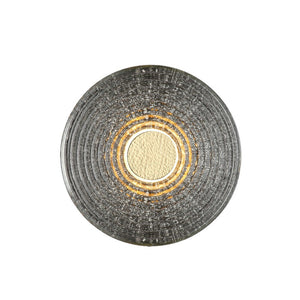 JS-GL-7145 - Antique Brass Metal & Glass Modern Wall Light