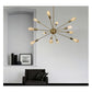 JS-GL-7210CP-12 - ANTIQUE BRASS METAL Modern Hanging Light
