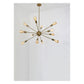JS-GL-7212-12 - BLACK METAL Rectangular Chandelier