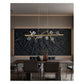 JS-GL-7236-H - Gold Metal & Glass Luxury Chandelier