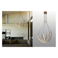 JS-GL-7250- 4 - French Gold Metal & Acrylic Led Hanging Light