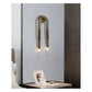 JS-GL-73-W - Antique Brass Metal & Acrylic & Threads Modern Wall Light