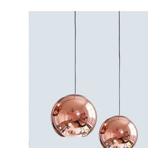 JS-GL-7331- 250 - COPPER Glass Hanging Light