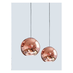 JS-GL-7331- 250 - COPPER Glass Hanging Light