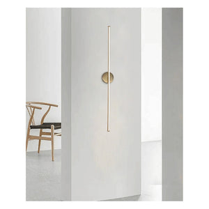 JS-GL-7504-W - Antique Brass Metal & Acrylic Modern Wall Light