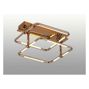 JS-GL-7516-3+4+5 - French Gold Metal & Acrylic Led Ceiling Light