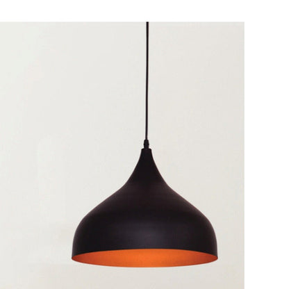 JS-GL-7558-420 - BLACK & GOLD Metal Hanging Light