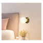 JS-GL-76041 - ANTIQUE BRASS METAL Glass Ball Wall Light