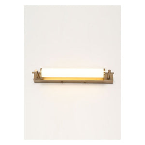 JS-GL-7700-AB - ANTIQUE BRASS METAL & ACRYLIC Led Mirror Lights
