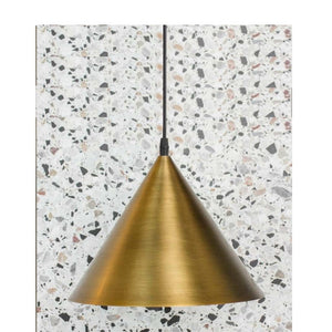 JS-GL-7710-1 - ANTIQUE BRASS & GOLD Metal Hanging Light