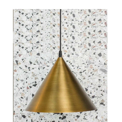JS-GL-7710-1 - ANTIQUE BRASS & GOLD Metal Hanging Light