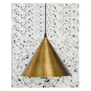 JS-GL-7710-1 - ANTIQUE BRASS & GOLD Metal Hanging Light