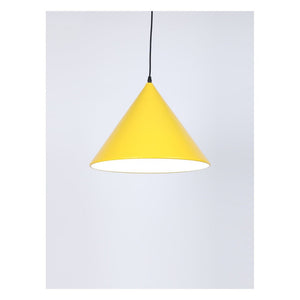 JS-GL-7713 - Yellow (Customizable) Metal & Acrylic Modern Hanging Light