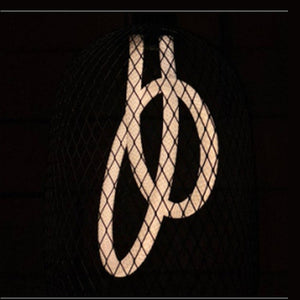 JS-GL-781-1 - Black Metal Silicon Rope Hanging Light