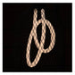 JS-GL-781-1 - Black Metal Silicon Rope Hanging Light