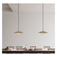 JS-GL-7870-1H - BRUSHED BRASS METAL Glass Hanging Light