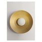 JS-GL-7870-AB - BRUSHED BRASS GLASS Metal Wall Light