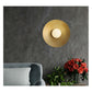 JS-GL-7870-AB - BRUSHED BRASS GLASS Metal Wall Light