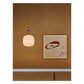 JS-GL-7950-H - Antique Brass Metal & Ceramic Glass Hanging Light