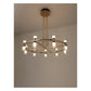 JS-GL-7967-650 - French Gold Metal & Glass & Acrylic Led Chandelier