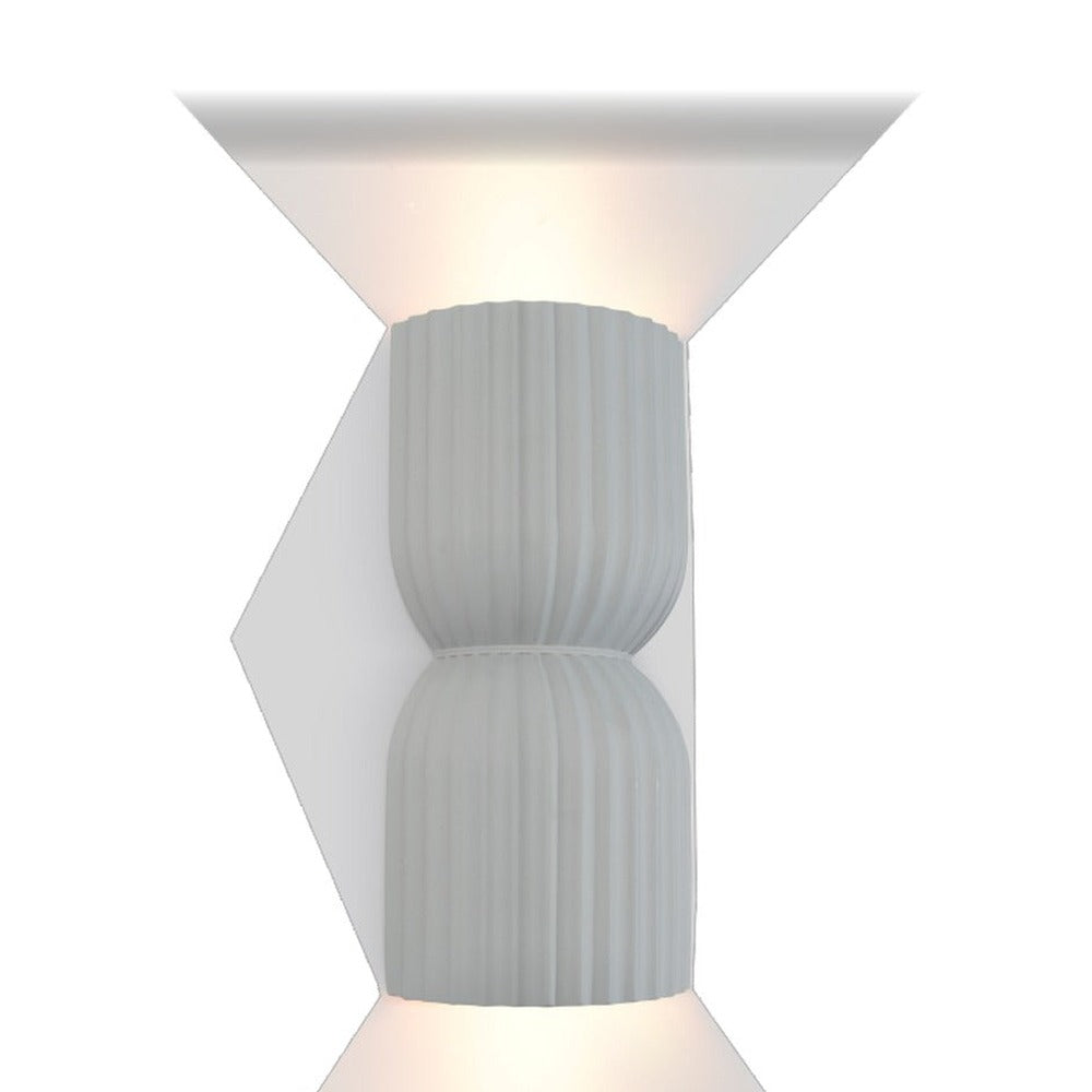 JS-GL-79B146-2GR - Grey Ceramic Modern Wall Light