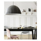 JS-GL-8003 - Grey Metal & Felt Fabric Modern Hanging Light