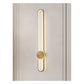 JS-GL-8023-62 - Antique Brass Metal & Acrylic Modern Wall Light