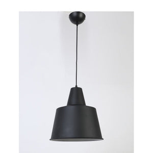 JS-GL-8049-1GY - GREY & ANTIQUE COPPER & WHITE Metal Hanging Light