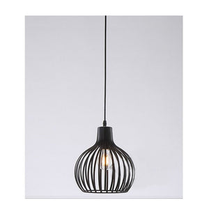 JS-GL-81002-BK,WH - BLACK & WHITE Metal Hanging Light