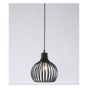 JS-GL-81002-BK,WH - BLACK & WHITE Metal Hanging Light
