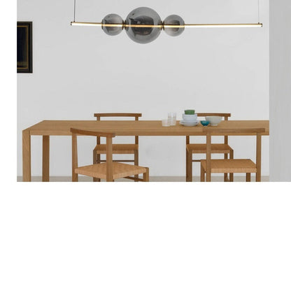 JS-GL-8105-3 - Antique Brass Metal & Glass & Acrylic Led Chandelier