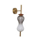 JS-GL-81067-1W - Antique Brass Metal & Glass & Ceramic Modern Wall Light